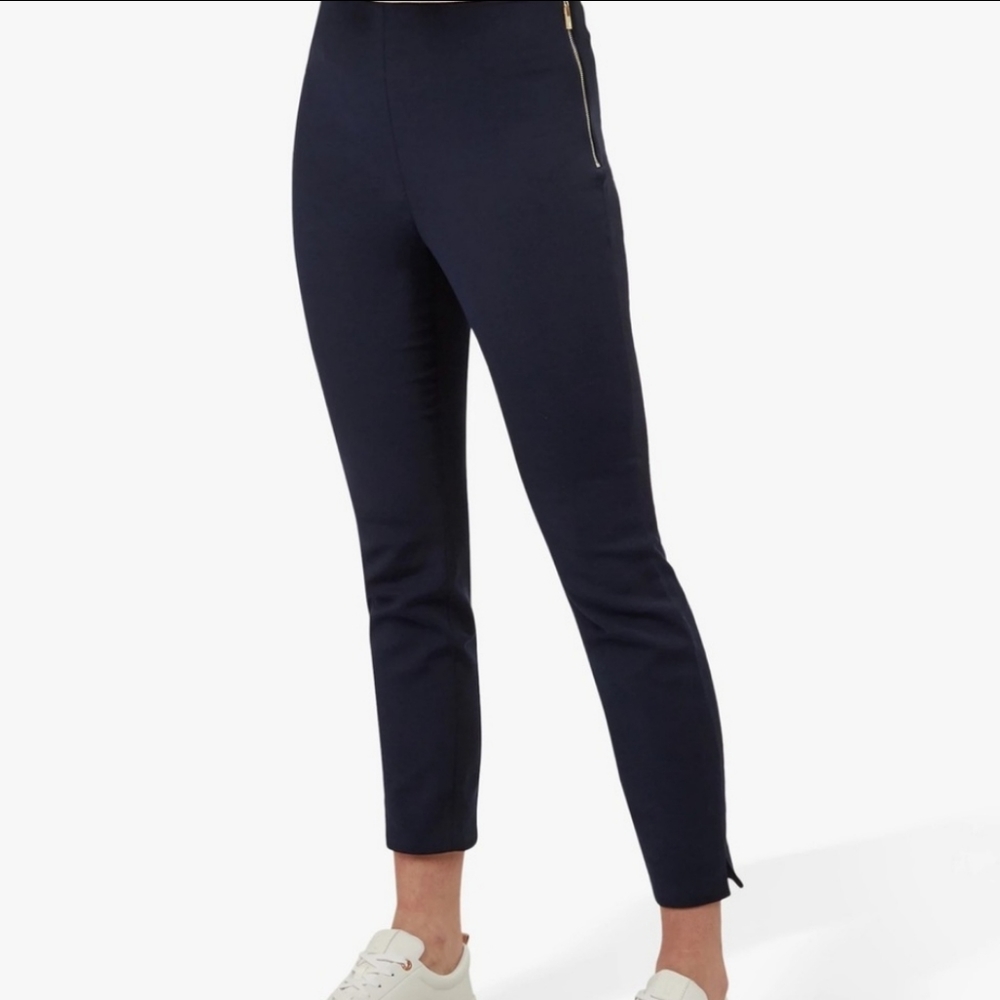 Ted Baker Zamelit Side Zip Skinny Trousers blue Ted size 3